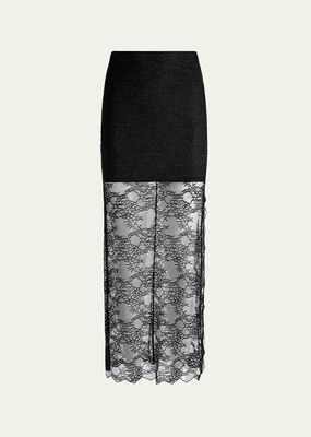 Iyanna Lace Midi Skirt