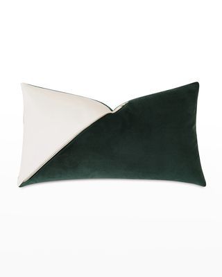 Izaro Zipper Detail Decorative Pillow Left - 15" x 26"