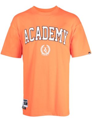 izzue appliqué cotton T-shirt - Orange