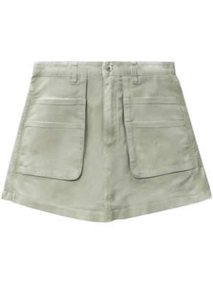 izzue cargo mini skort - Neutrals