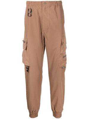 izzue cargo-style track pants - Brown