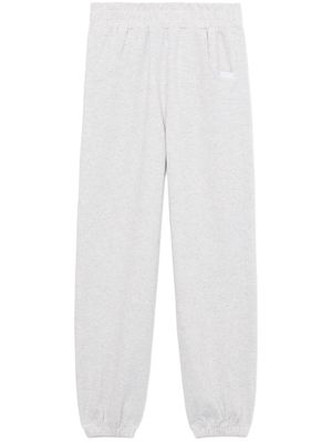 izzue cotton-blend track pants - Grey