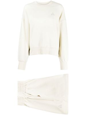 izzue crew-neck long-sleeve sweatshirt - Grey