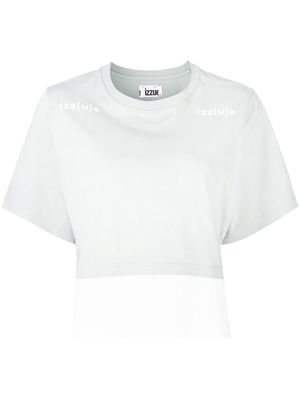 izzue cut-out layered T-shirt - Green