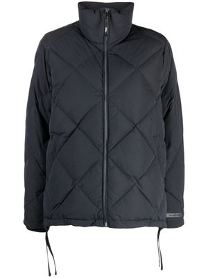 izzue diamond-quilted padded jacket - Black