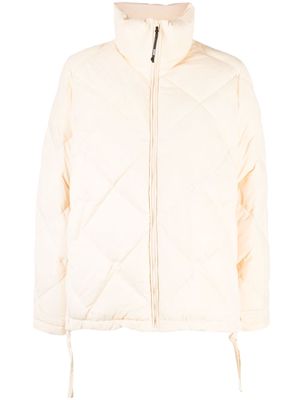 izzue diamond-quilted padded jacket - Neutrals