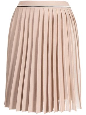 izzue elasticated-waistband skirt - Brown