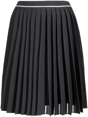izzue elasticated-waistband skirt - Grey
