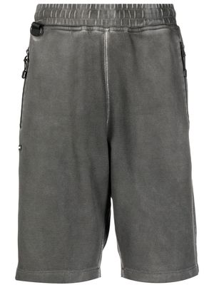 izzue faded zip-pocket shorts - Grey