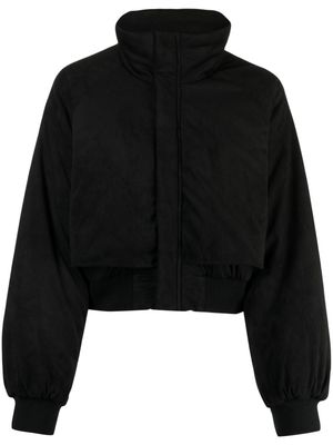 izzue funnel-neck puffer jacket - Black