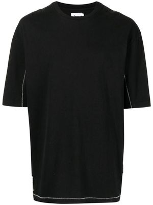 izzue graphic-print cotton T-shirt - Black