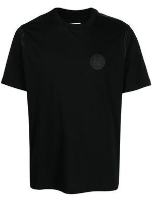 izzue graphic-print logo T-shirt - Black