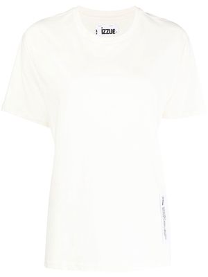 izzue graphic-print short-sleeved T-shirt - Yellow