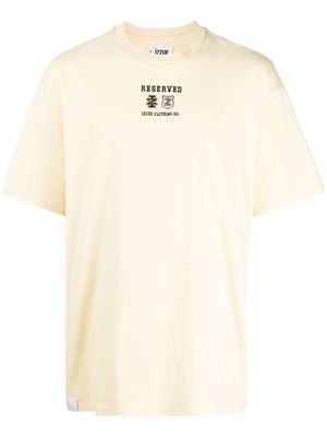 izzue graphic-print T-shirt - Yellow