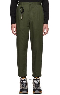 Izzue Green Cotton Trousers