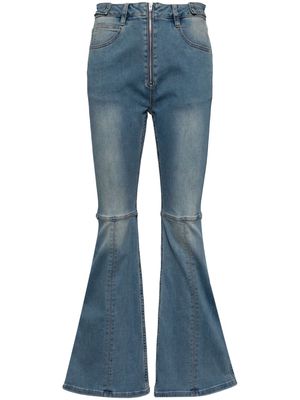 izzue high-rise flared jeans - Blue