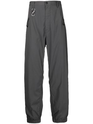 izzue high-waist utility trousers - Grey