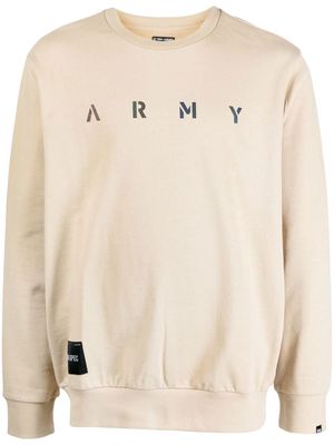 izzue Izzue Army crew-neck sweatshirt - Neutrals