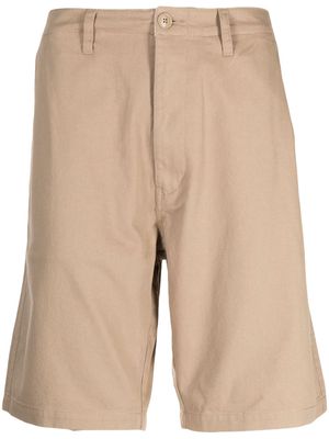 izzue knee-length cotton bermuda shorts - Brown