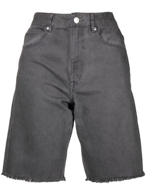 izzue knee-length denim shorts - Grey