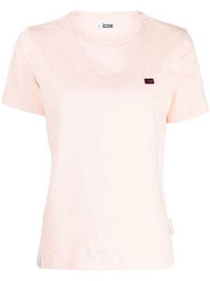 izzue Live It Real cotton T-shirt - Pink