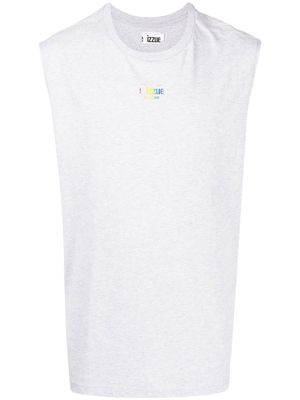 izzue Livi It Real logo T-shirt - Grey