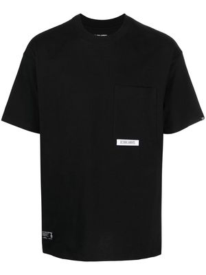 izzue logo graphic-print T-shirt - Black