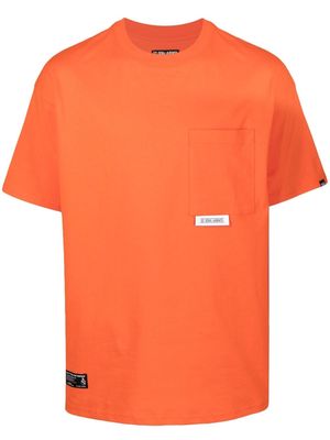 izzue logo graphic-print T-shirt - Orange