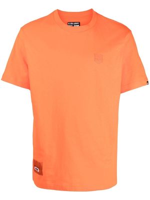 izzue logo-patch cotton T-Shirt - Orange