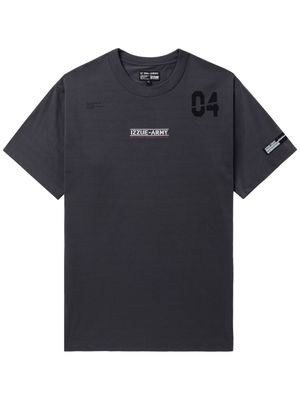 izzue logo-print crew-neck T-shirt - Black