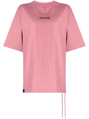 izzue logo-print short-sleeve T-shirt - Pink