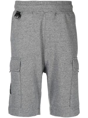 izzue melange-effect cargo shorts - Grey