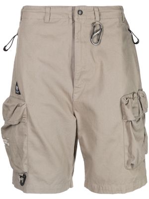 izzue mid-rise cargo shorts - Brown