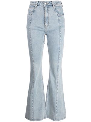 izzue mid-rise flared jeans - Blue