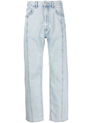 izzue mid-rise straight-leg jeans - Blue