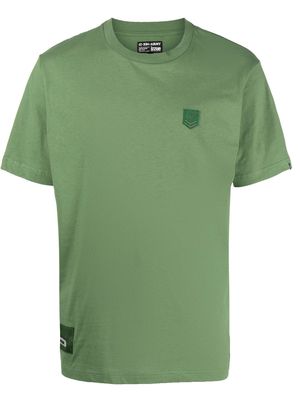 izzue patch-detail cotton T-Shirt - Green