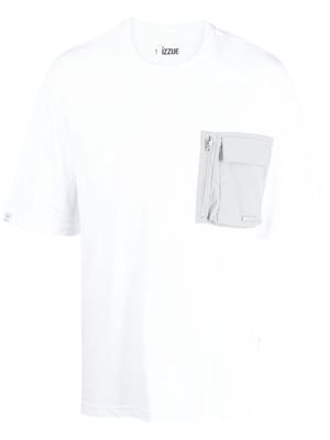 izzue pocket-detail cotton T-shirt - White