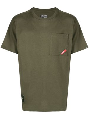 izzue rear logo-print T-shirt - Green