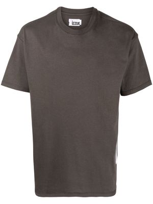 izzue Reserved-print T-shirt - Brown