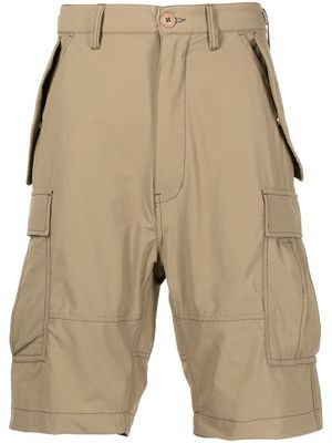 izzue side cargo-pocket bermuda shorts - Brown