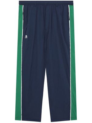 izzue side-stripe track pants - Blue