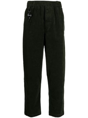 izzue straight-leg cotton trousers - Green