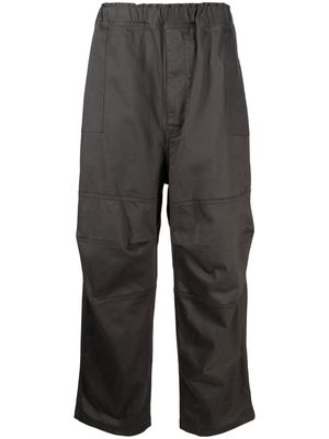 izzue straight-leg cut trousers - Brown