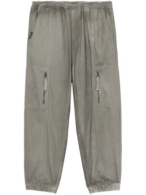 izzue tapered cotton trousers - Grey