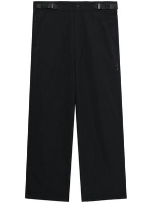 izzue wide-leg trousers - Black