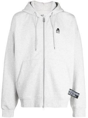 izzue x Neighborhood jersey hoodie - Grey