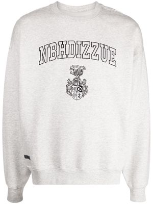 izzue x Neighborhood logo-print sweatshirt - Grey