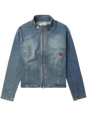 izzue zip-up denim jacket - Blue