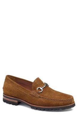 J & M COLLECTION Baldwin Bit Loafer in Snuff English Suede