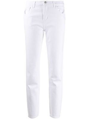 J Brand Jhonny mid-rise jeans - White